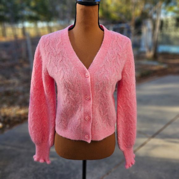 Spartina 449 Sweaters - Spartina 449 Nadine Cardigan Wild Rose, Size XS, Pristine Condition